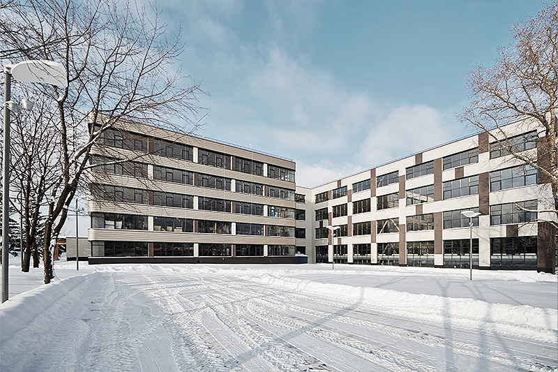 Exterior of office building